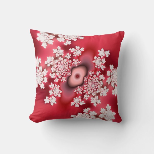 Coussin d'art fractal Popcorn (Recto)