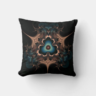 Coussin d'art fractal symétrique