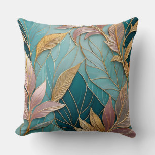 Coussin d'Art Moderne Abstrait pour Décor Maison