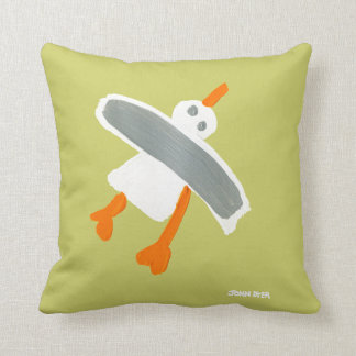 Coussin d'art : Mouette de tinctorial de John