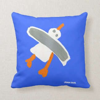 Coussin d'art : Mouette de tinctorial de John