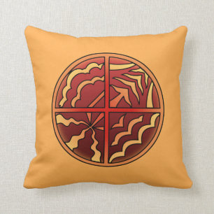 Coussin d'art tribal Coussins d'art des Premières