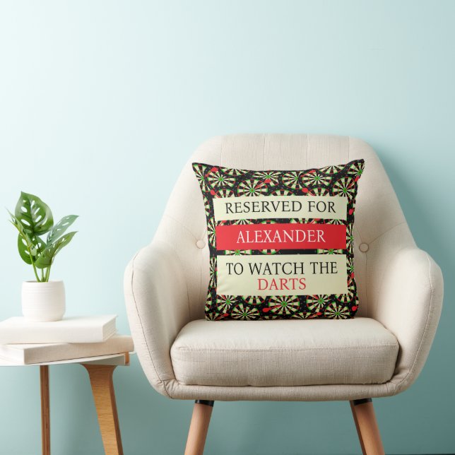 Coussin Darts Player Darts Match Reserved Seat (Chaise)