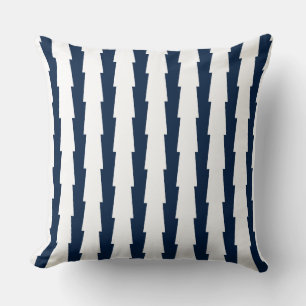 Coussin d'ascension à rayures blanches et marines
