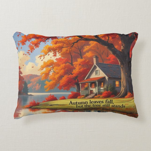 Coussin d'ascension - Cottage d'automne (Devant)