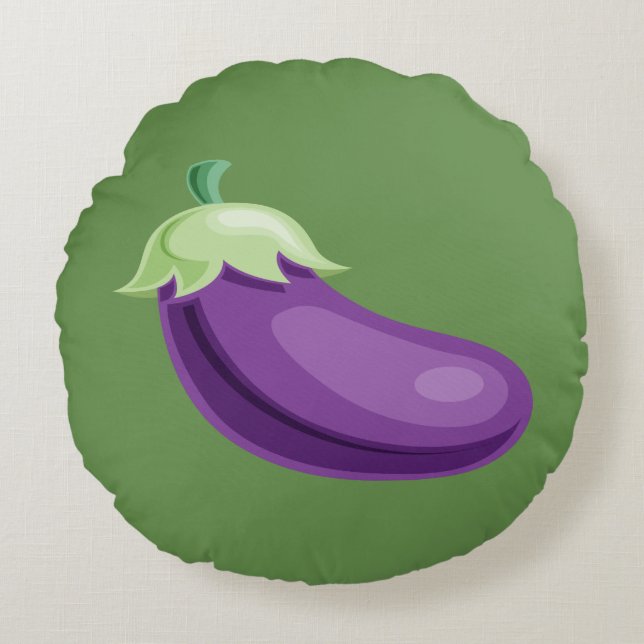 Coussin d'aubergine (Devant)
