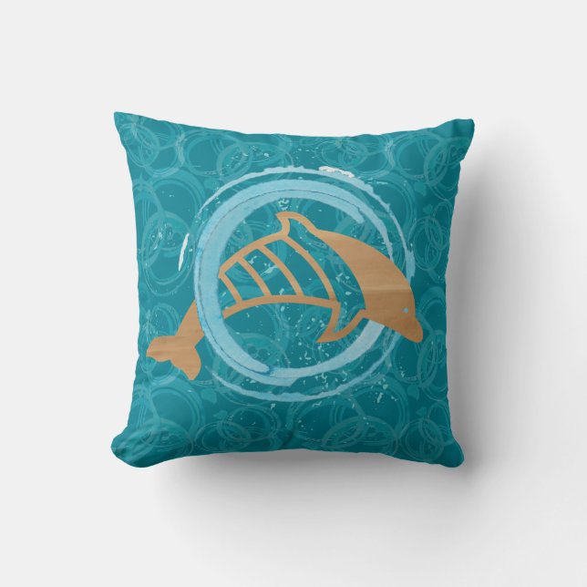 Coussin dauphin dansant (Recto)