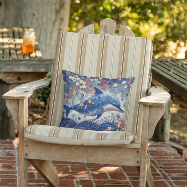 Coussin Dauphin lunaire (Chaise)