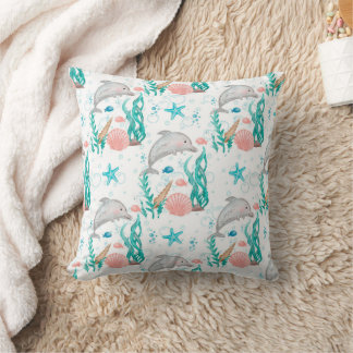 Coussin Dauphin Ocean Life