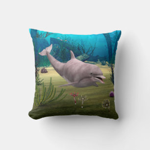 Coussin Dauphin souriant