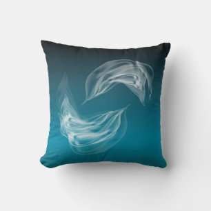 Coussin Dauphins Abstraits à jouer MoJo américain