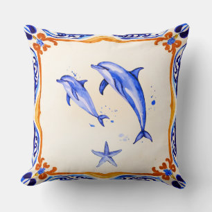 Coussin Dauphins méditerranéens