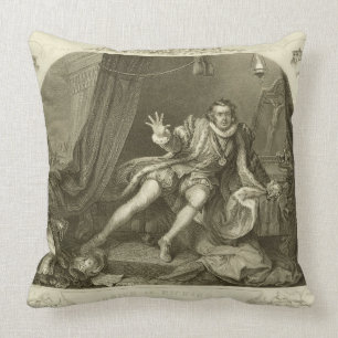 Coussin David Garrick (1717-79) comme Richard III, Loi V