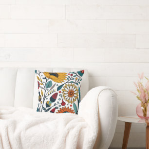 Coussin Dazzling Daisy Delight : Un Favori Floral Fashion