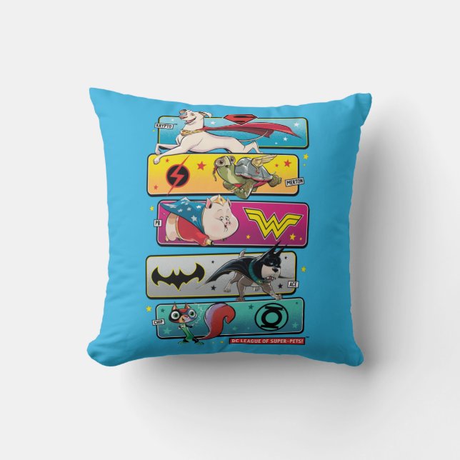 Coussin DC League of Super-Pets Panels (Recto)