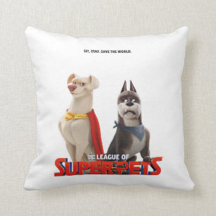 Coussin DC League of Super-Pets Theatrical Art