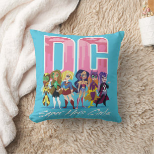 Coussin DC Super Hero Girls Lineup