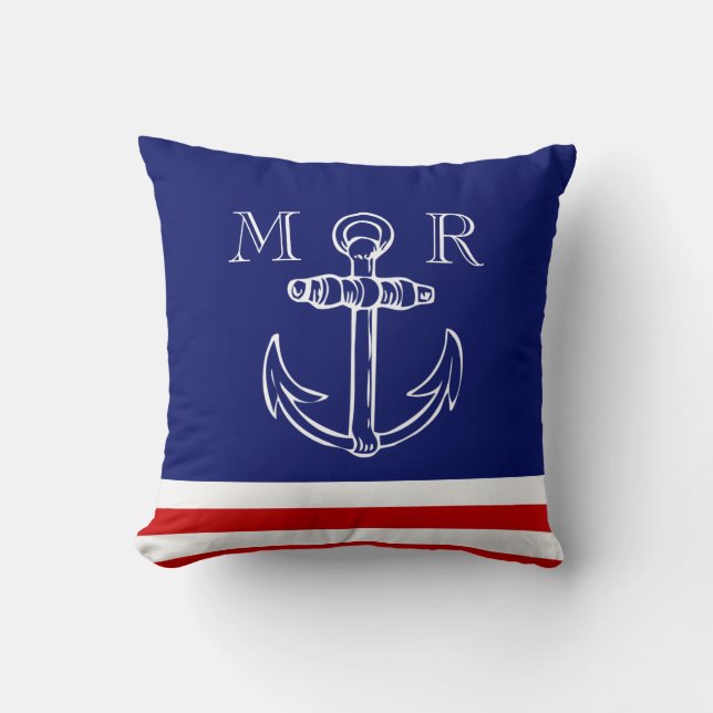 Coussin de Ancre personnalisé (Recto)