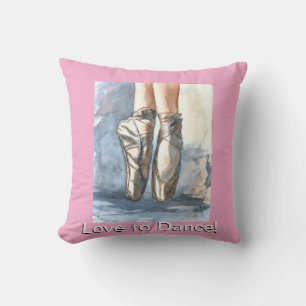 Coussin de ballet pour les amoureux de la danse