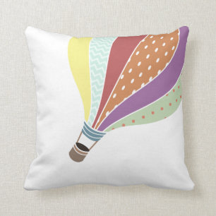 Coussin de ballon à air chaud inspiré par Retro