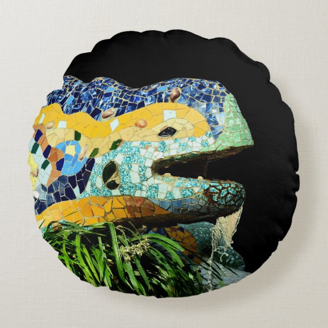Coussin de Barcelone, Espagne, Art, Fontaine Lizar (Devant)