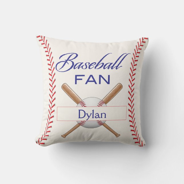 Coussin de baseball personnalisé (Recto)