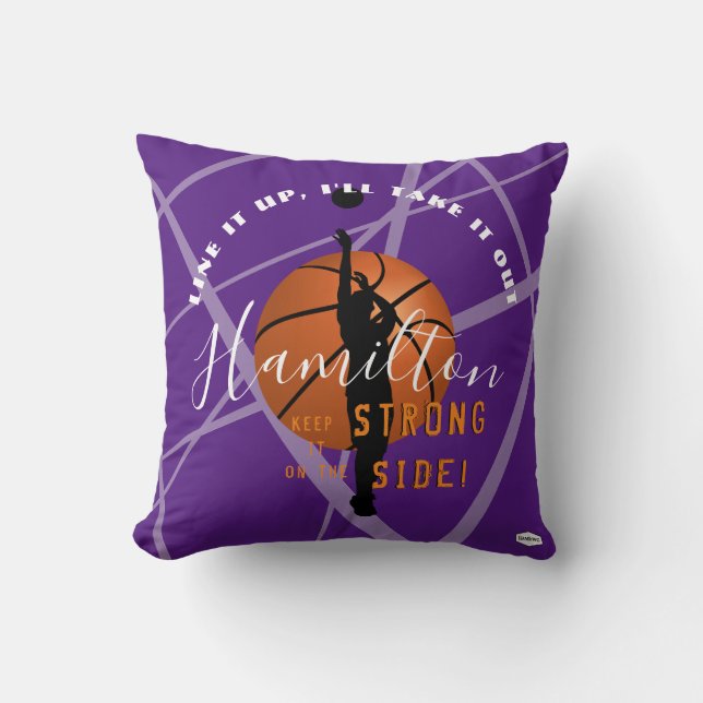 Coussin de basket-ball HAMbyWG Purple (Recto)
