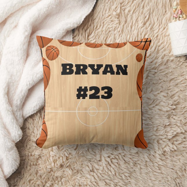 Coussin de basket-ball personnalisé (Couverture)