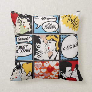Coussin de BD Pop Art