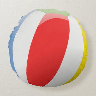 Coussin de Beach Ball coloré
