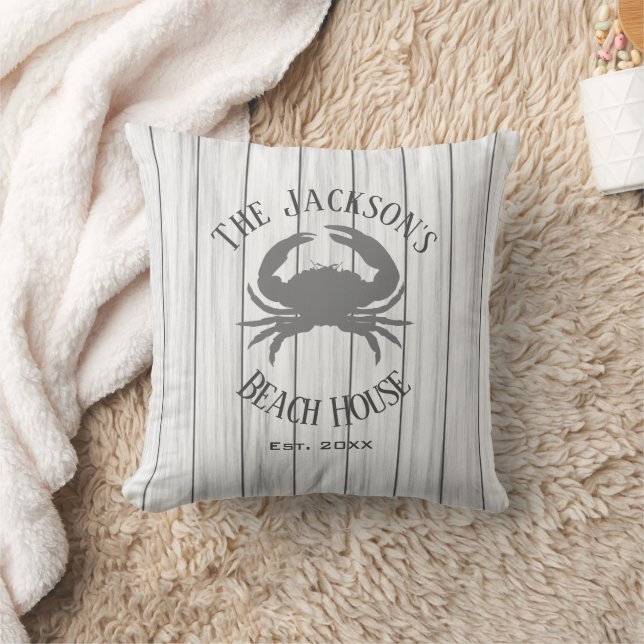 Coussin de Beach House personnalisé (Couverture)