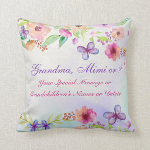 Coussin De beaux cadeaux personnalisés pour grand-mère,