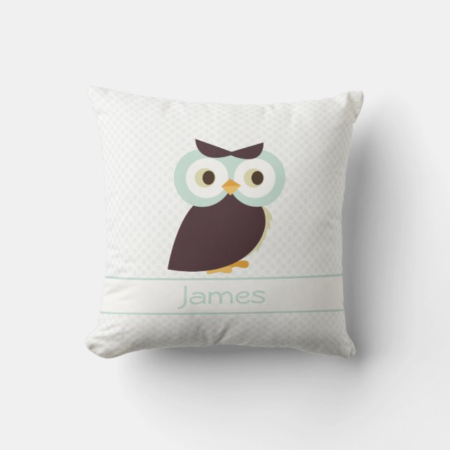 Coussin de bébé de hibou (Recto)