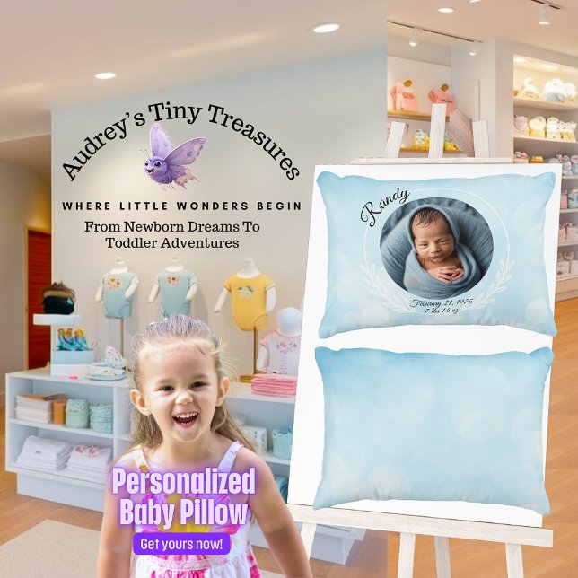 Coussin de bébé personnalisé (Créateur téléchargé)