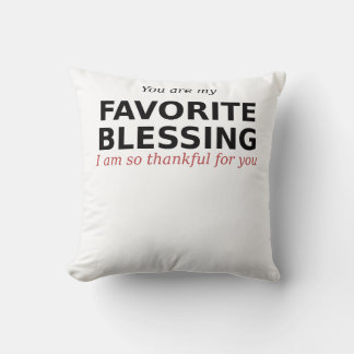 Coussin de bénédiction préféré doux pour couples