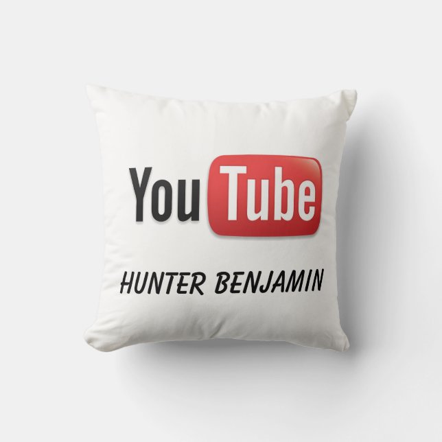 Coussin de Benjamin YouTube de chasseur (Recto)