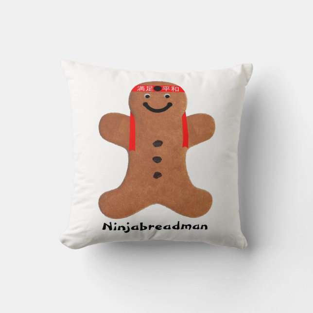 Coussin de biscuit Ninjabreadman (Recto)