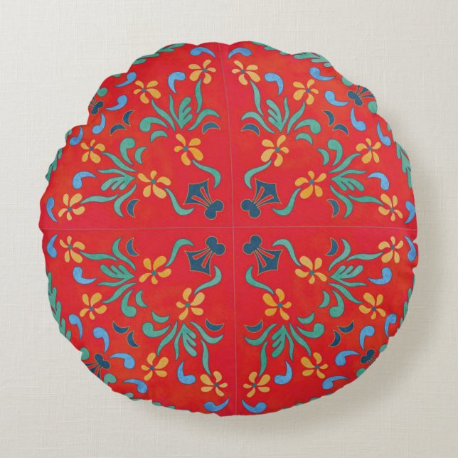 Coussin de Bohème de style (Devant)