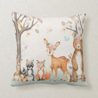 Coussin de Boho de crèche de bébé d'animaux de