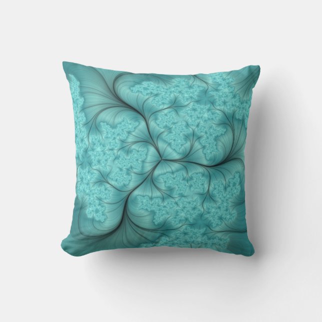Coussin de bonbons en coton bleu (Recto)