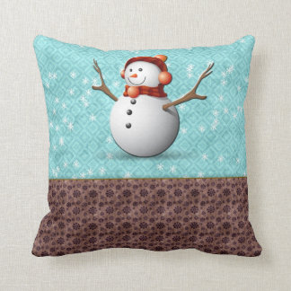 coussin de bonhomme de neige