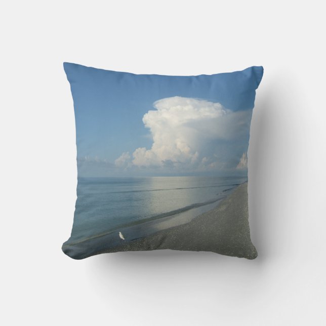 Coussin de bord de la mer d'île de Sanibel (Recto)
