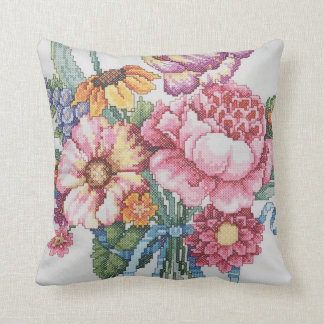 Coussin de bouquet floral