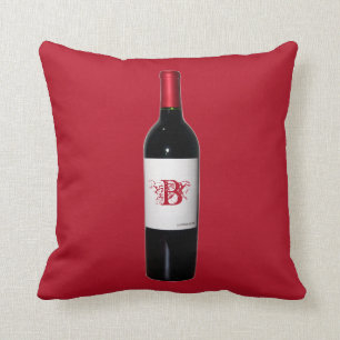 Coussin de bouteille de vin personnalisé