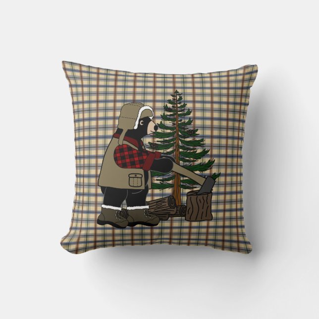 Coussin de bûcheron mignon (Recto)