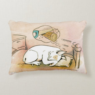 Coussin de bull-terrier de sommeil