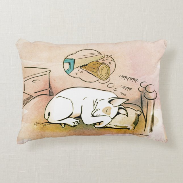 Coussin de bull-terrier de sommeil (Devant)