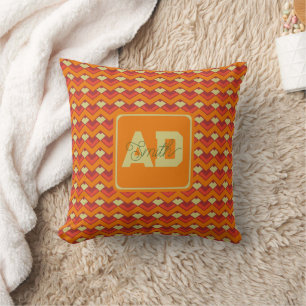 Coussin de cadeau d'anniversaire de maman initiale