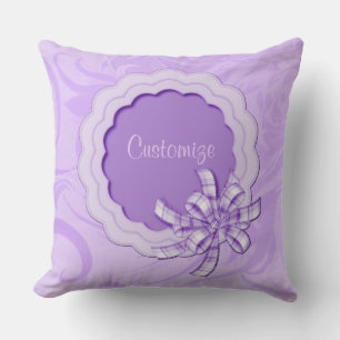 Coussin de cadre de pétoncle Lilac pour bébé perso