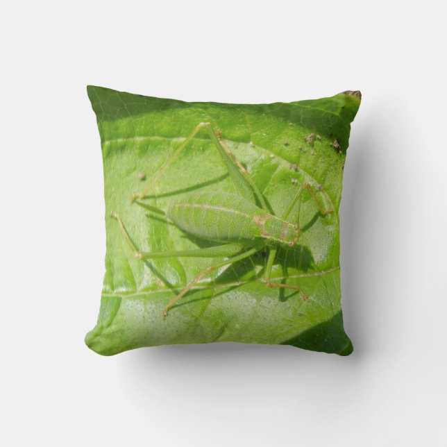 Coussin de camouflage de cricket vert (Recto)